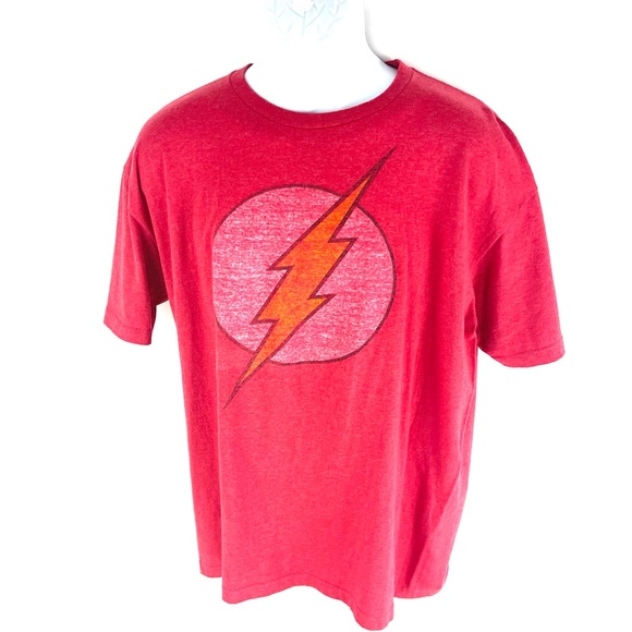 The Flash Men’s Red T-shirt Xl - Picture 1 of 3